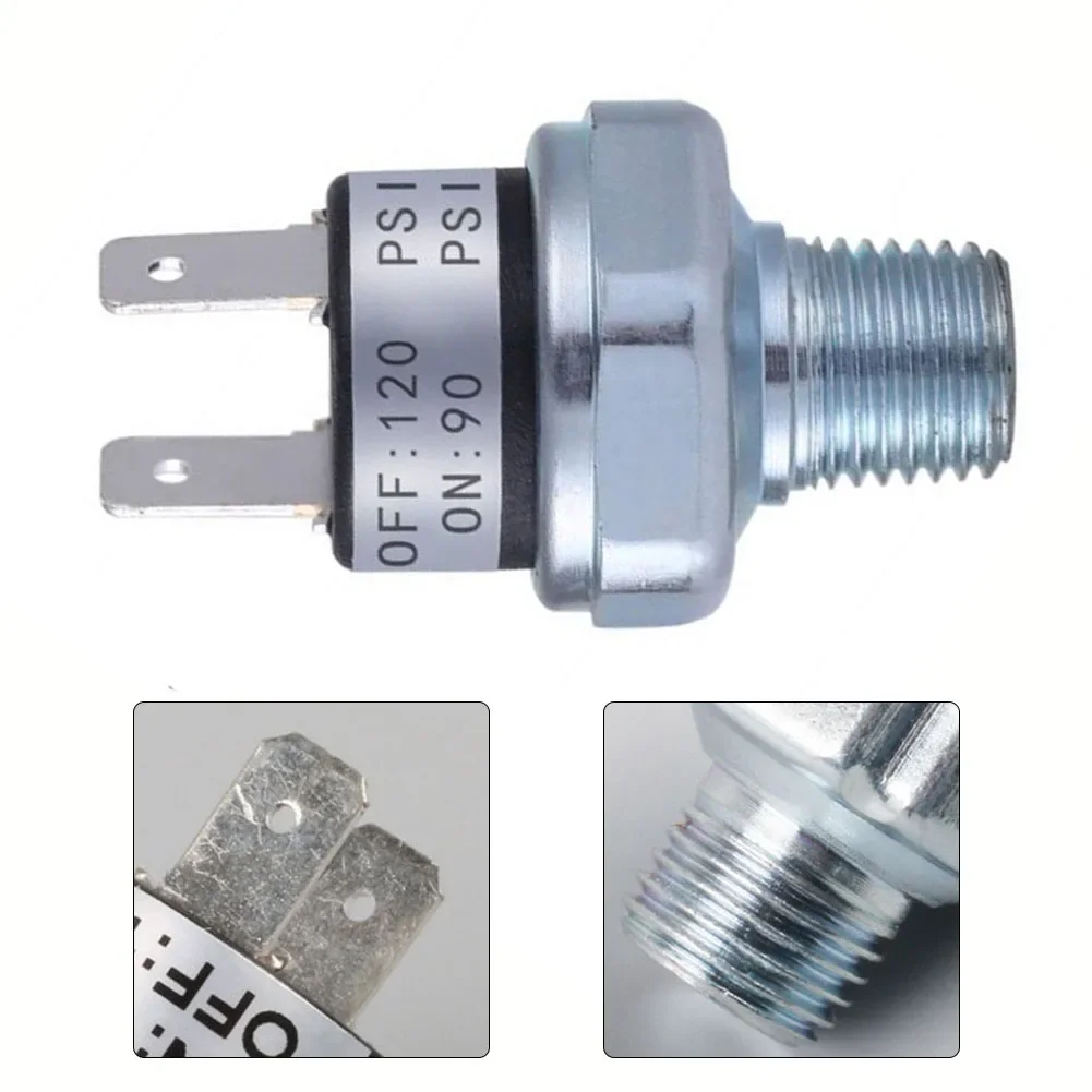 1PC Air Compressor Pressure Switch 70-100/90-120PSI For Train Horn Tank Mount Thread 1/4\