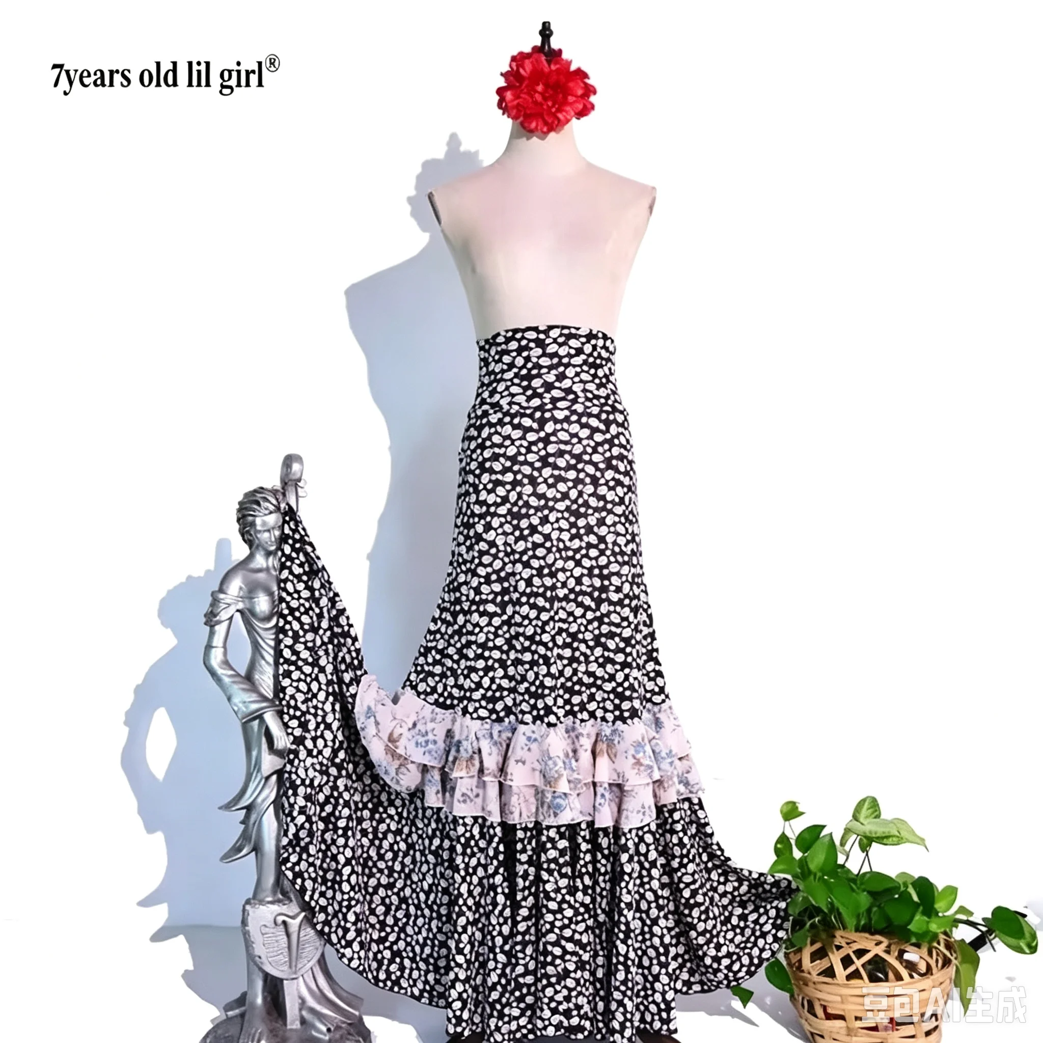 Spanish Flamenco Costume Performor Dress Women Girl Gyspy Ballroom  1estival Performance Dance Wear multiple colors