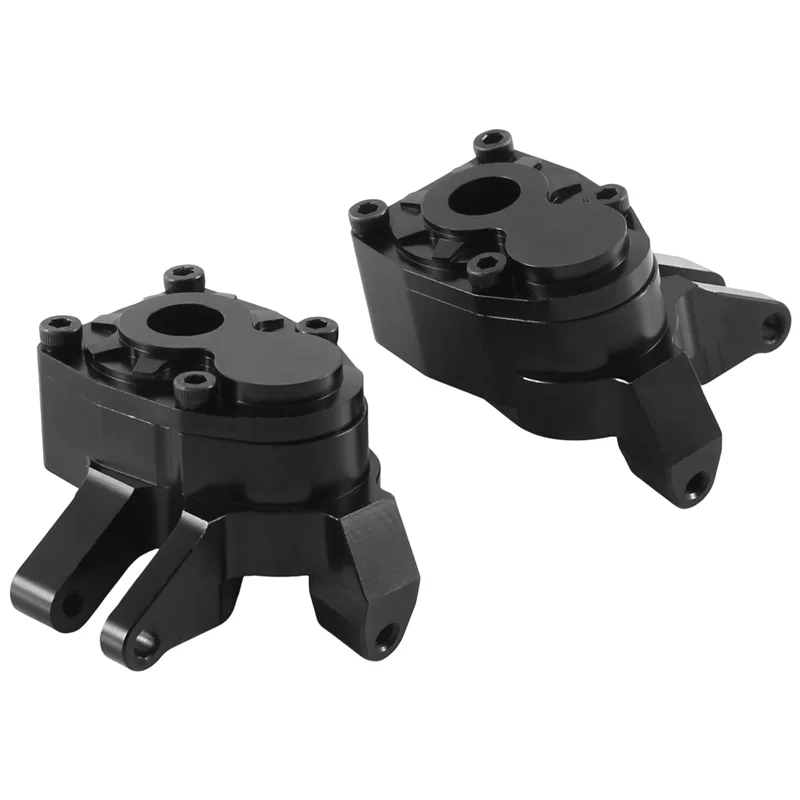 

DELAM-Black Metal Gear Cover Steering Cup Copper Counterweight For Capra 1.9UTB SCX10 III RC Model Car Accessories L135