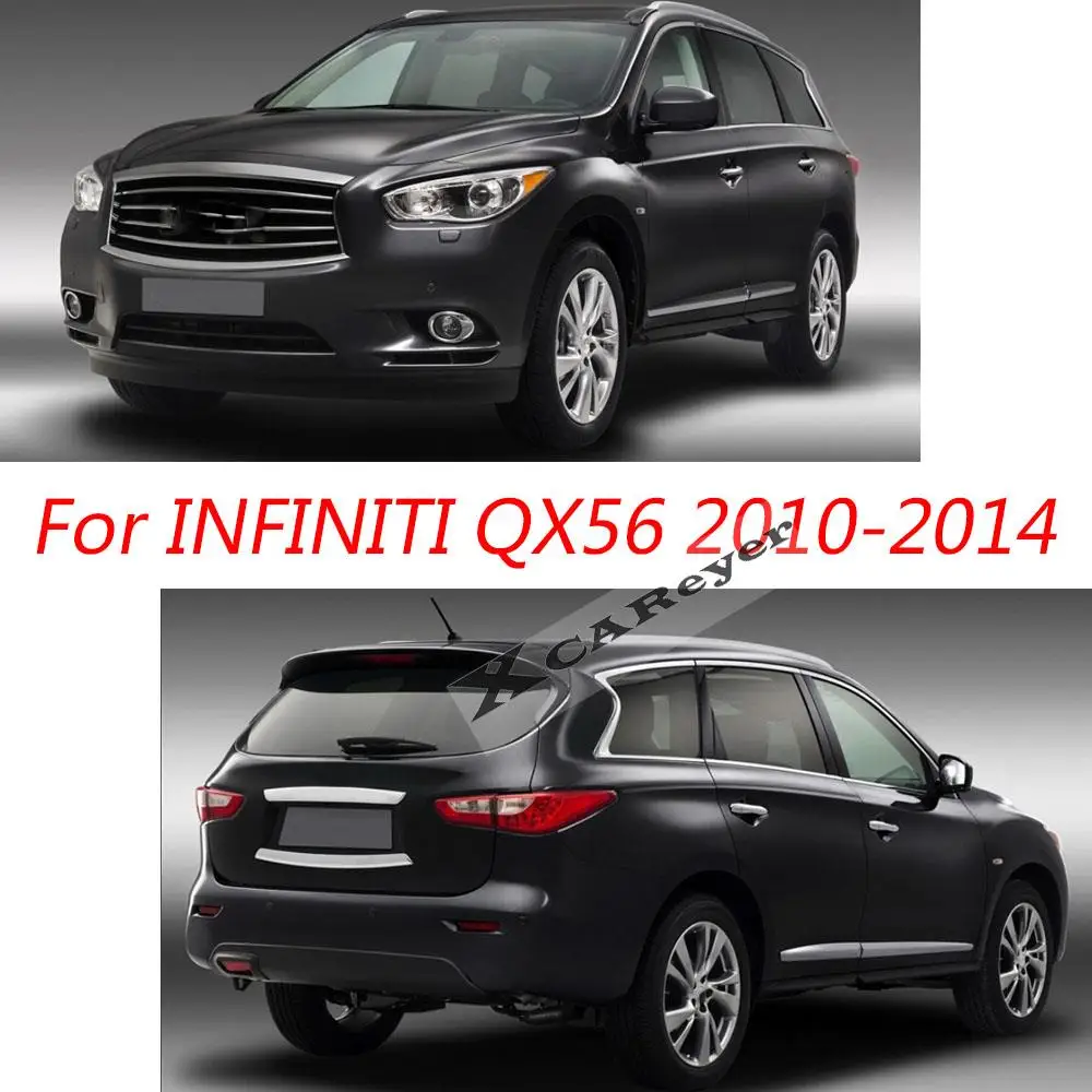 For INFINITI QX56 2010 2011 2012 2013 2014 Car Body Styling Sticker Plastic Window Glass Wind Visor Rain/Sun Guard Vent Parts