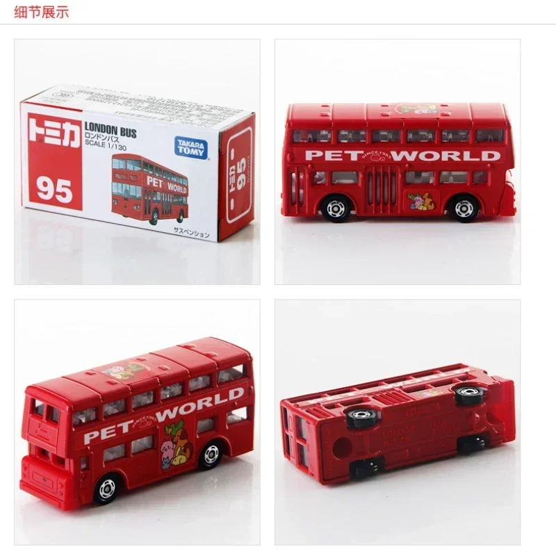 NO.95 Model 562597 Takara Tomy Tomica London Sightseeing Tour Bus Simulation Diecast Alloy Car Model Kids Toys Sold By Hehepopo