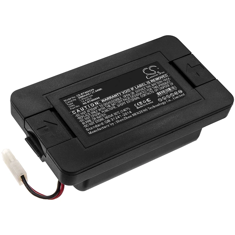 Replacement Battery for Rowenta 20-RS-RT900866,Explorer 20,Explorer 40,Explorer 60,Explo PN:CMICR1850F5-4S1P 2600mAh / 37.44Wh