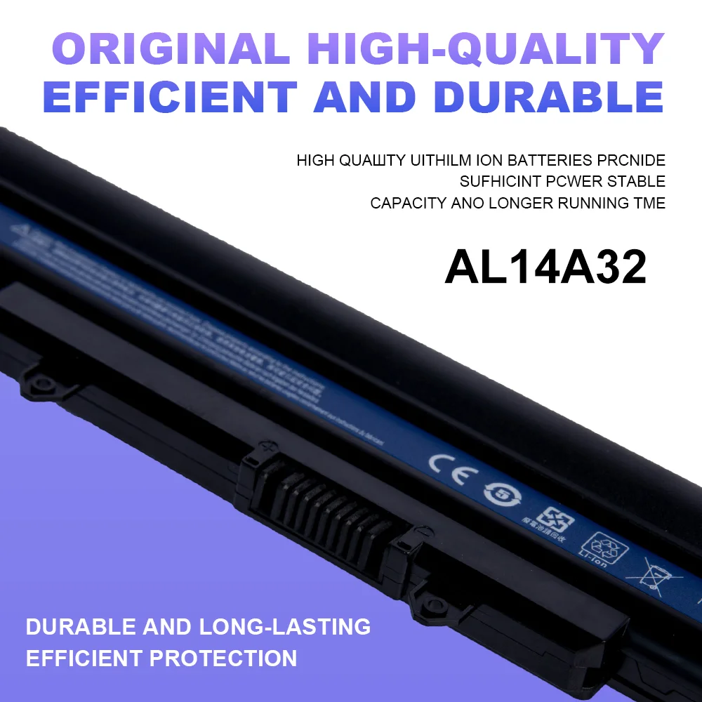 

AL14A32 Новый аккумулятор для ноутбука Acer E14 E15 E5-411 E5-421 E5-471 E5-511 E5-551 E5-572 E1-571 E1-571G V3-472