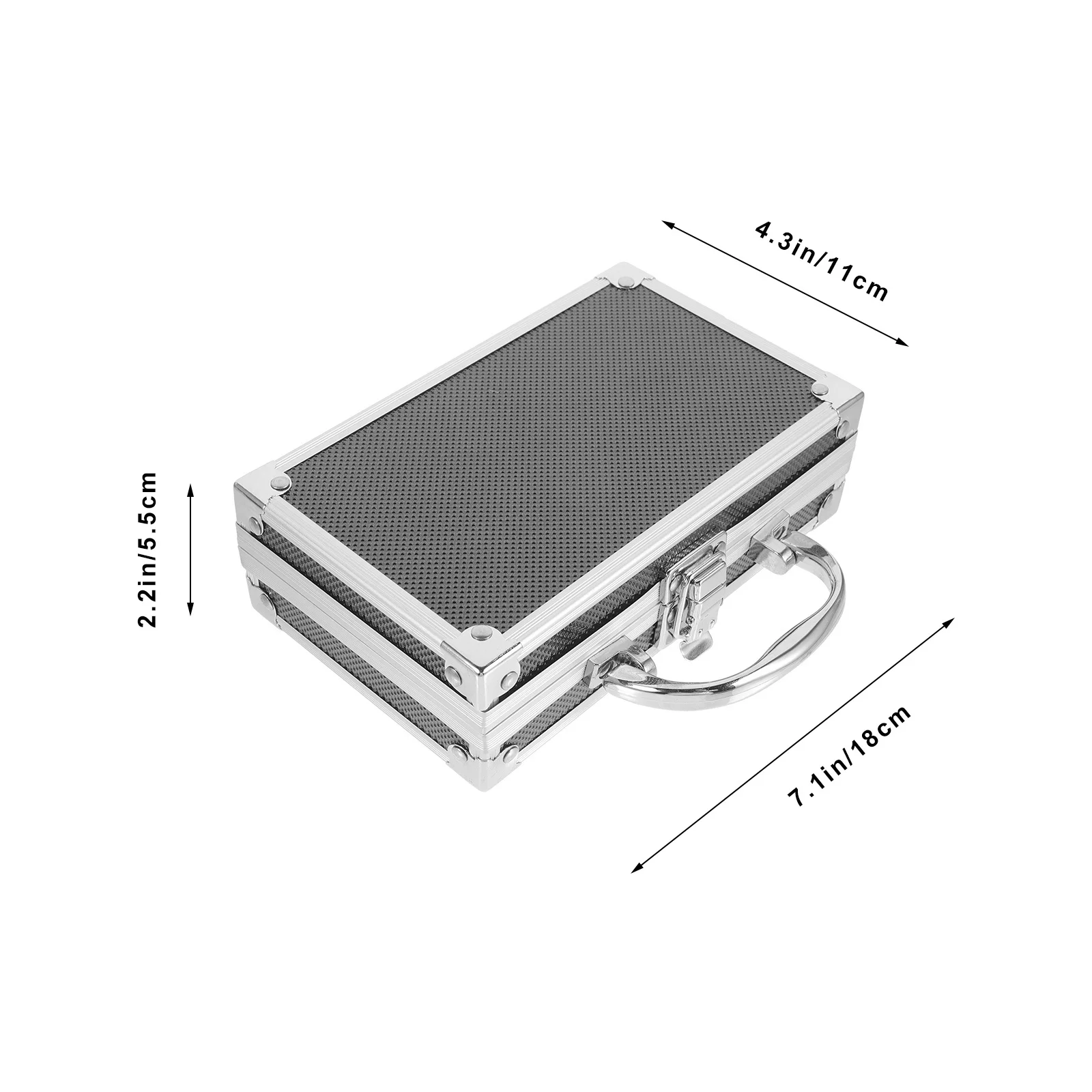Portable Tools Storage Box Aluminum Alloy Sturdy Medical Organizer Travel Use First Aid Holder Large Capacity Handheld Tool Case