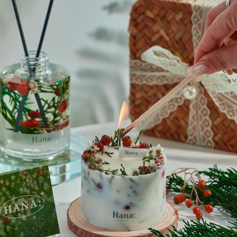 No fire aromatherapy gift box niche premium bedroom scented candles birthday gift wedding gift