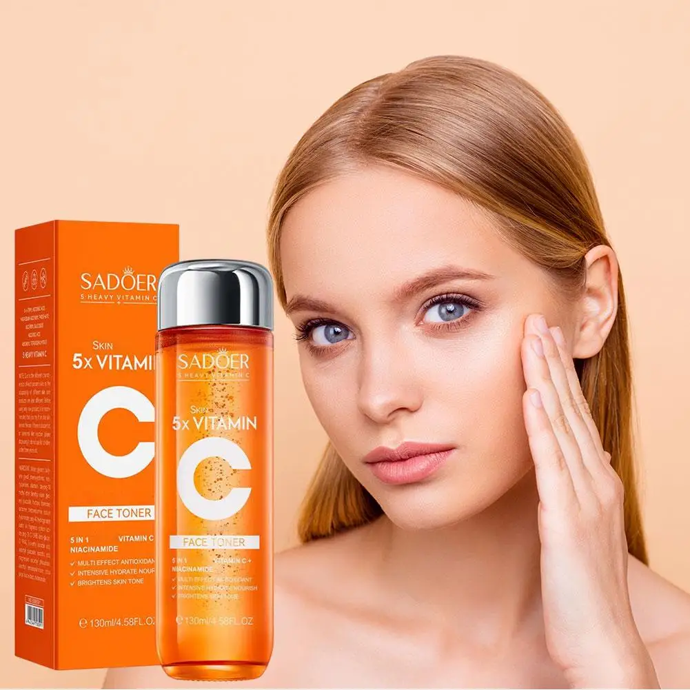 Tônico Facial de Vitamina C e Niacinamida, Sérum Iluminador, Essência Facial Intensiva Nutritiva, Produto de Cuidado da Pele, Creme Facial