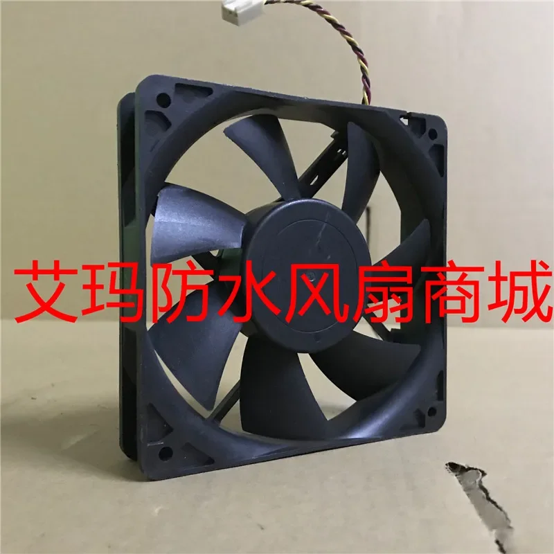 Foxconn PV122512MSPF 3A DC 12V 0.42A 120x120x25mm 3-Wire Server Cooling Fan