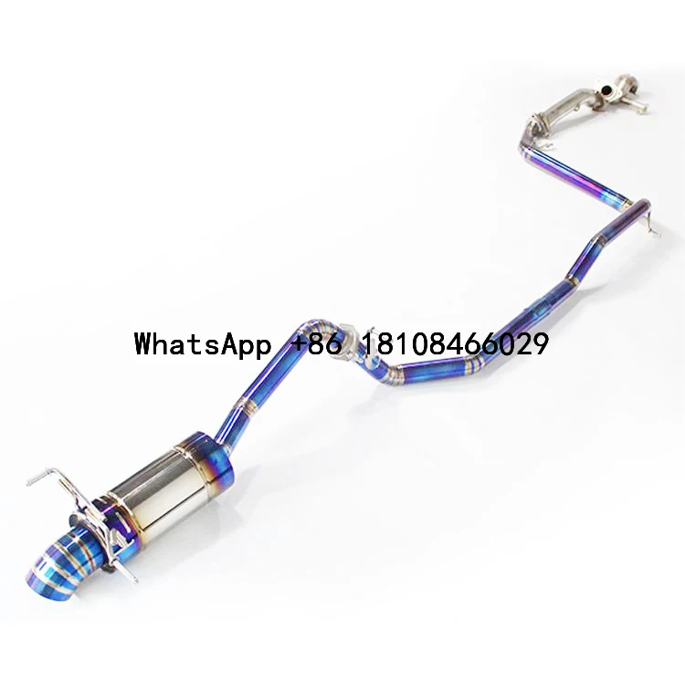 High performance titanium alloy exhaust system  For Honda Fit GK5 Muffler  Exhaust Pipe