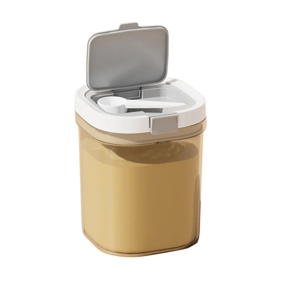 

BPA-free UV-Resistant Milk Powder Jar Stackable Food Grade Airtight Container Leak-proof Portable Coffee Bean Can Kids