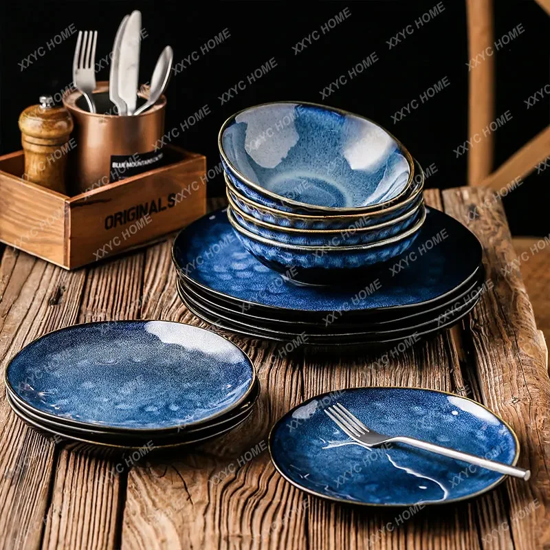 Ceramic Plate High-Grade Light Luxury Home Especially Beautiful Saucer