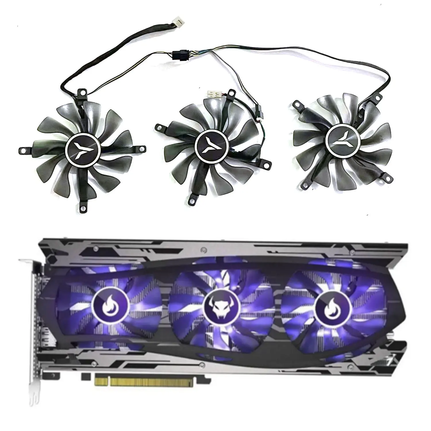 

Brand new 85MM 4PIN GAA8S2U RX6700XT GPU fan for Yeston GeForce RTX 3060 RTX 3060 Ti RX6700XT graphics card