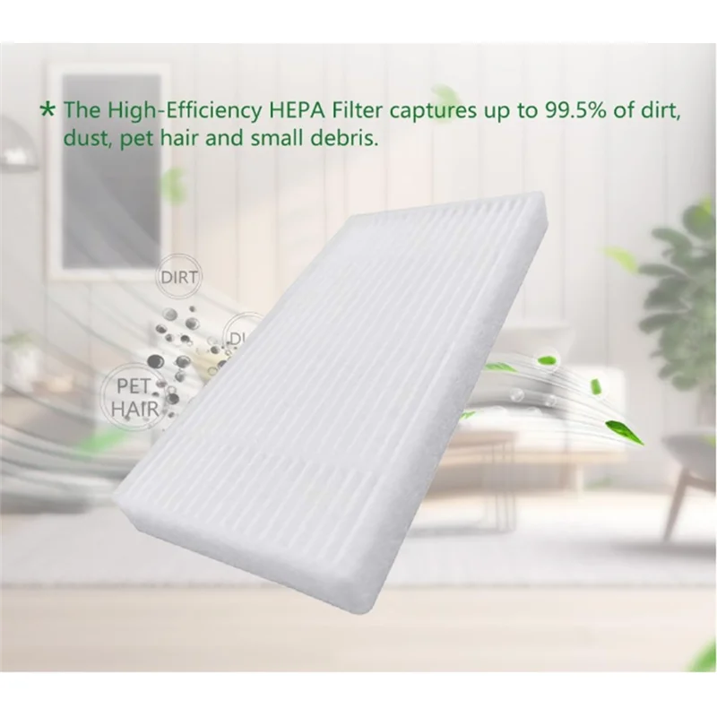 

AC23-10PCS For Tapo RV30 Max /RV30 Max Plus /RV20 Max /RV20 Max Plus Vacuum Cleaner Accessories Hepa Filters Side Brush
