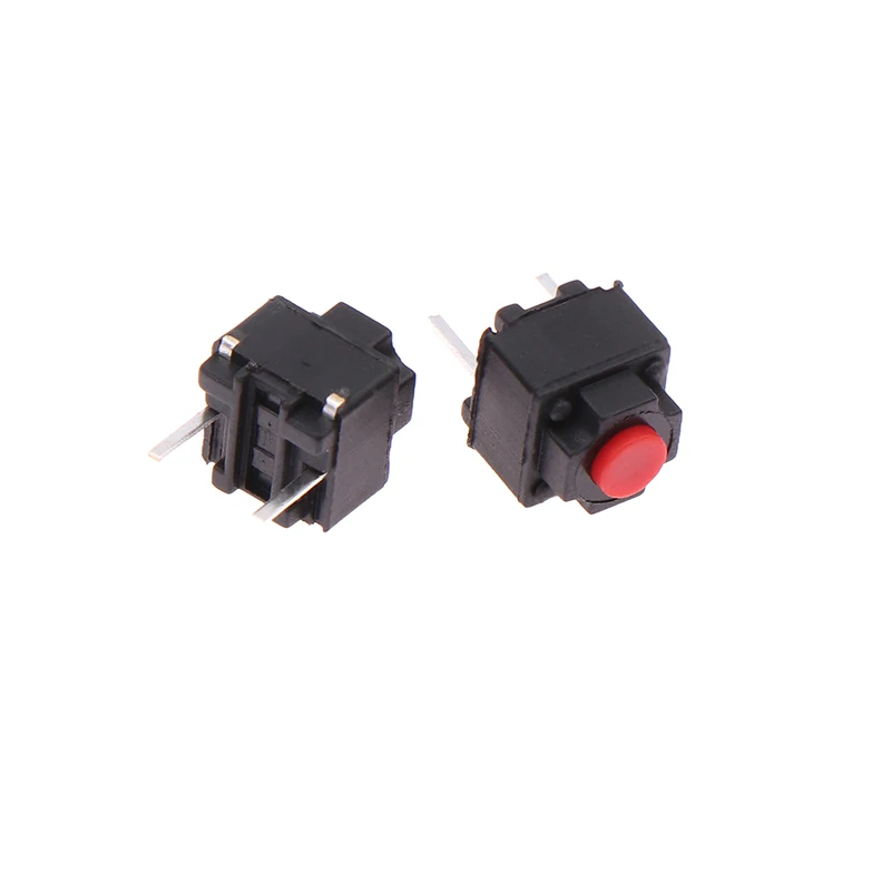 10Pcs Dustproof Silent Red Headed Switch Wireless Mouse Button Micro Switch 6*6*7.3 DIY Accessories Mute Button