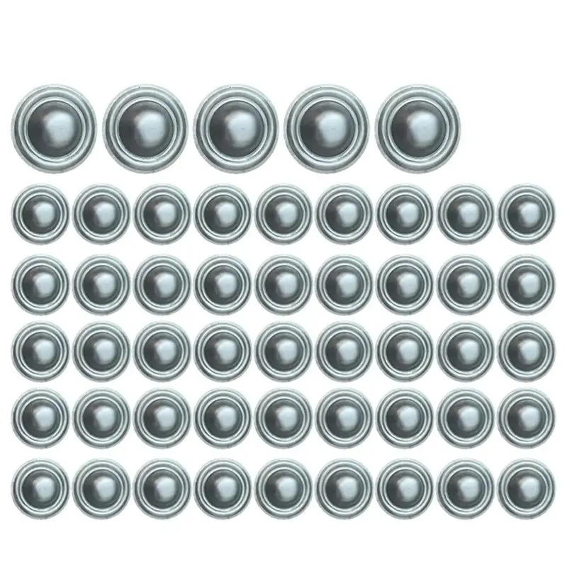 B84B-Metal Screw Caps 50Pcs For Furniture Roof Wood Upholstery Cabinet Outdoor Painting Shutters Screw Cover Caps Bolts