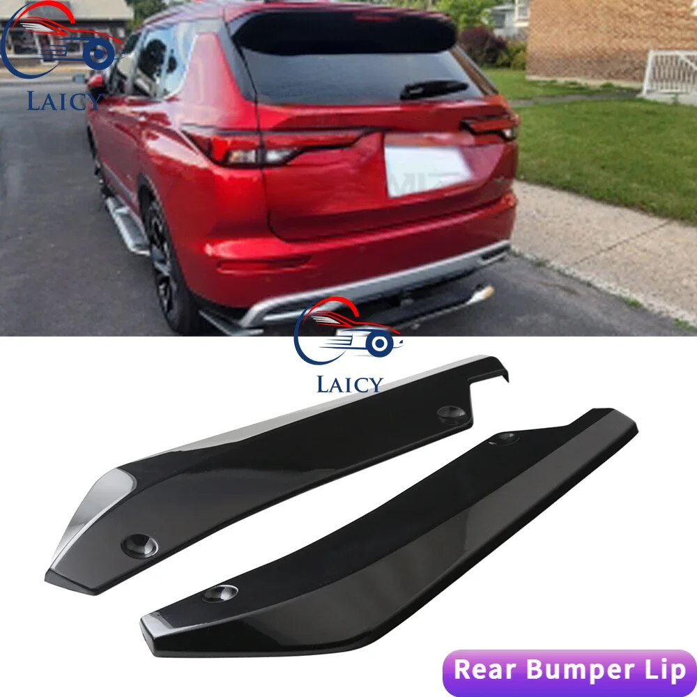 

LAICY For M-itsubishi Outlander Car Rear Bumper Splitter Diffuser Canard Wrap Spoiler Side Fender Skirt Corner Lip Chin Body