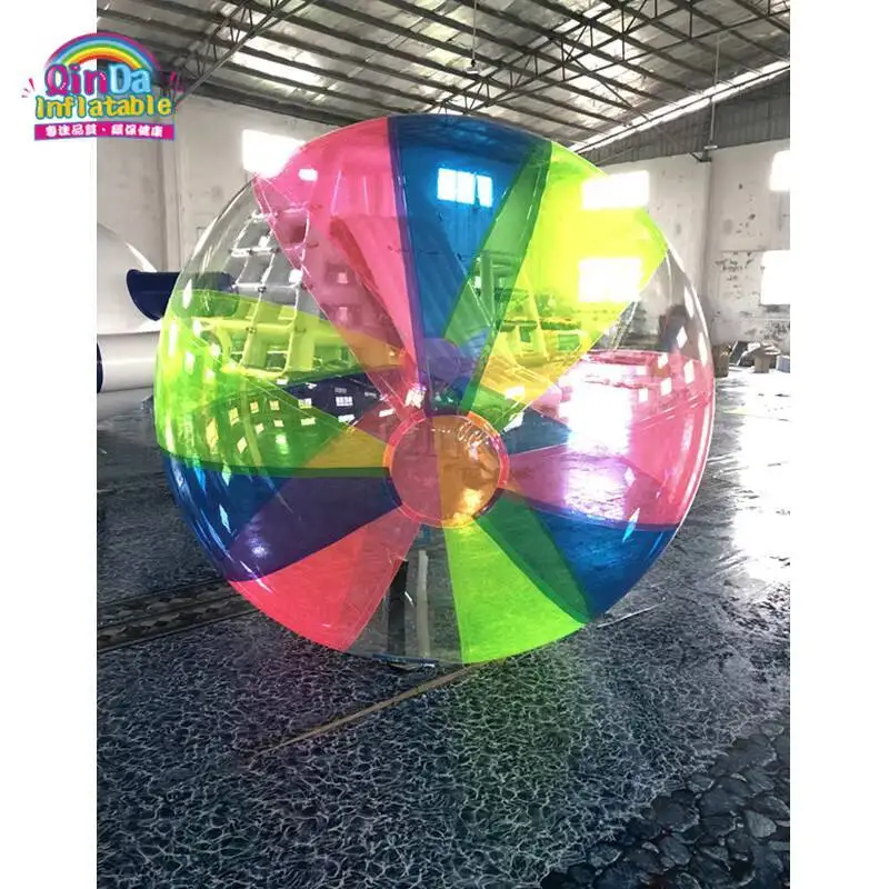 كرات لعبة عملاقة بحجم الإنسان، بالون بلاستيكي شفاف، كرة المشي المائية العائمة