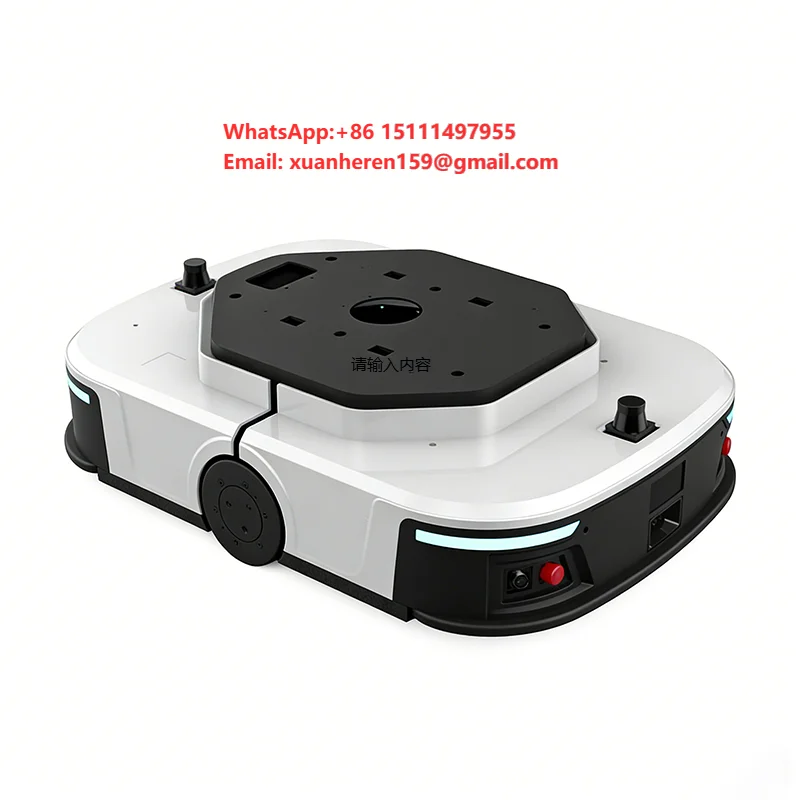 Autonomous Payload Customise Mobile Robot (AMR) Chassis Equipped with Lifting Column and Double Robotic Arms on the Upper Part