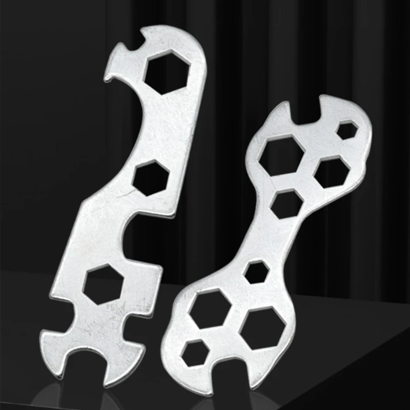Llave caja Hexagonal interior para bicicleta, llave multiherramienta, llave tornillo con múltiples orificios, llave