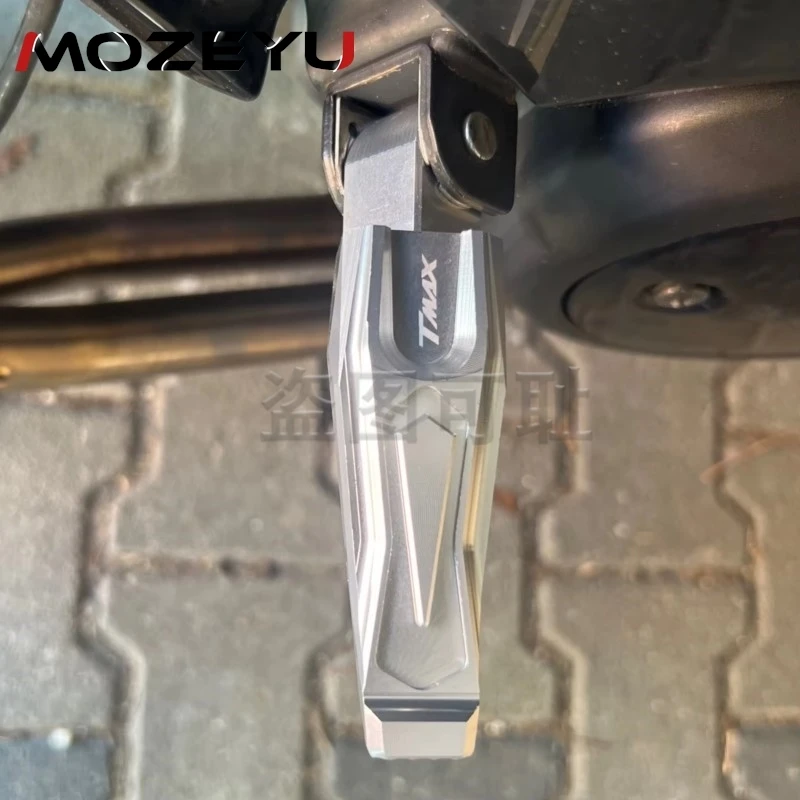 For Yamaha TMAX560 Tech Max 2022-2026 TMAX 530/560/500 DX SX TMAX500 T-MAX Rear Passenger Foot Pegs Pedal CNC Aluminum Footrests