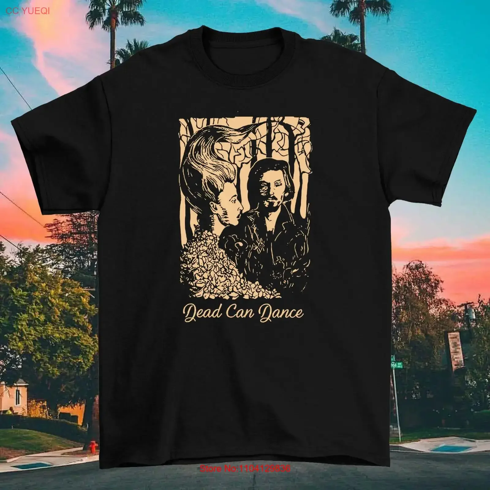 Rare Dead Can Dance Band Cotton Black S 234XL T Shirt vintage Washed streetwear designer clothes Top For Everyday Wear Soft