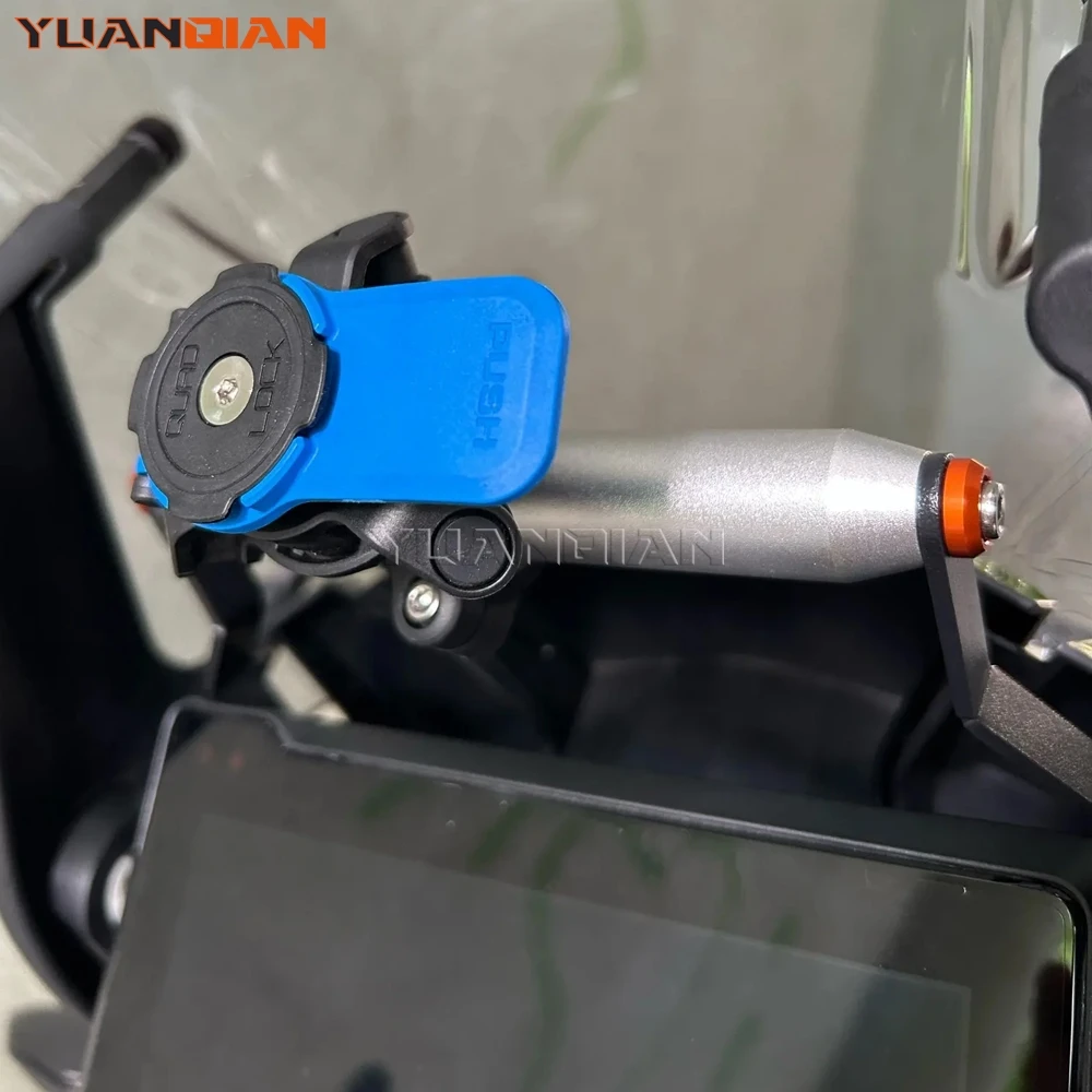 

For 1290 SUPER ADV ADVENTURE S R 2021-2024 2023 Motorcycle Accessories Phone Navigation GPS Mounting Adapter Above Instruments