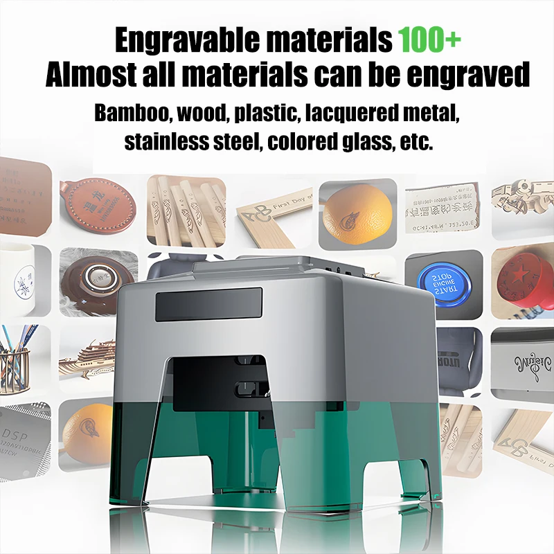 XN003 Incisore portatile in pelle di legno laser CNC 5w Mini macchina per incisione laser portatile da tavolo per targhetta