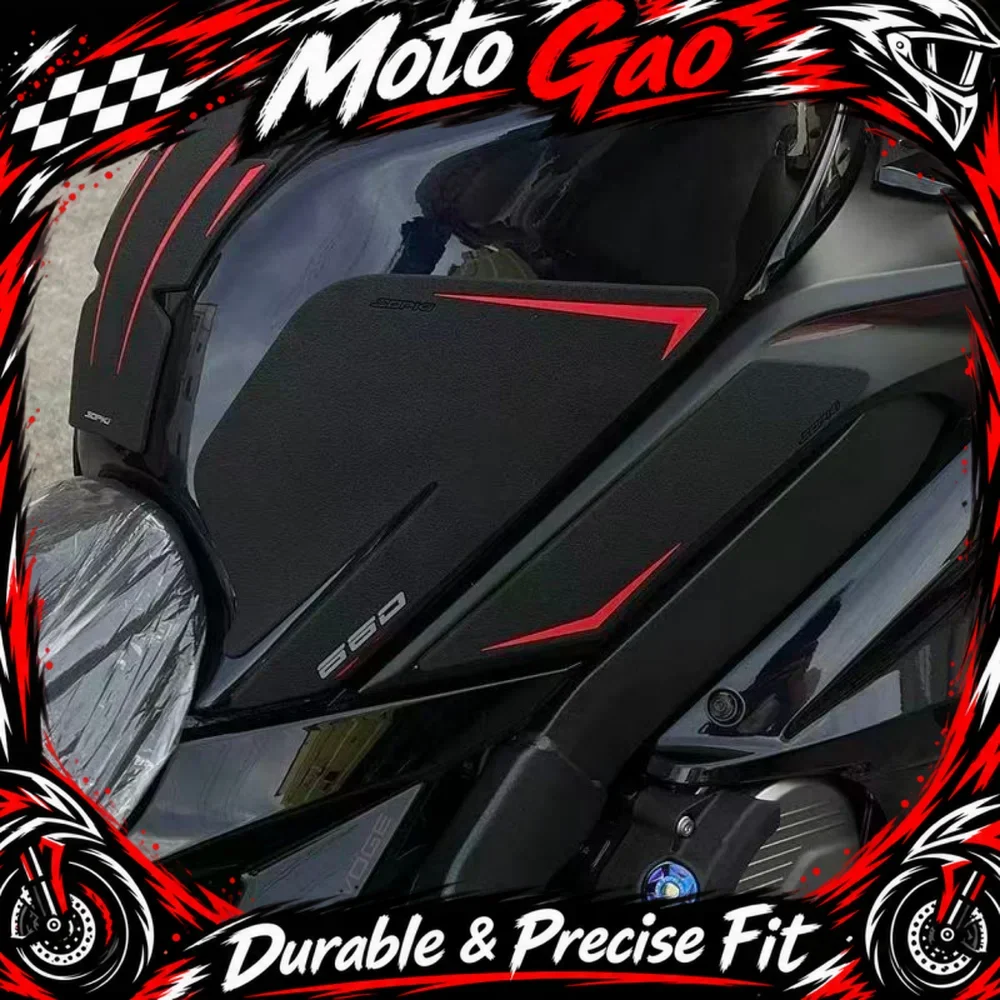 【Precise Fit】Fishbone sticker, anti-slip sticker, rubber anti-scratch protective sticker for VOGE RR660S fuel tank.
