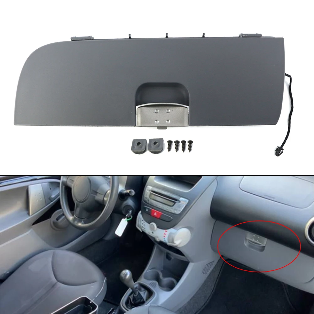 

Gray Glove Box Lid Cover For Toyota AYGO For 107 For C1 2005-2015 PZ416-93403-00 Car Co-pilot Glove Box Cover Parts