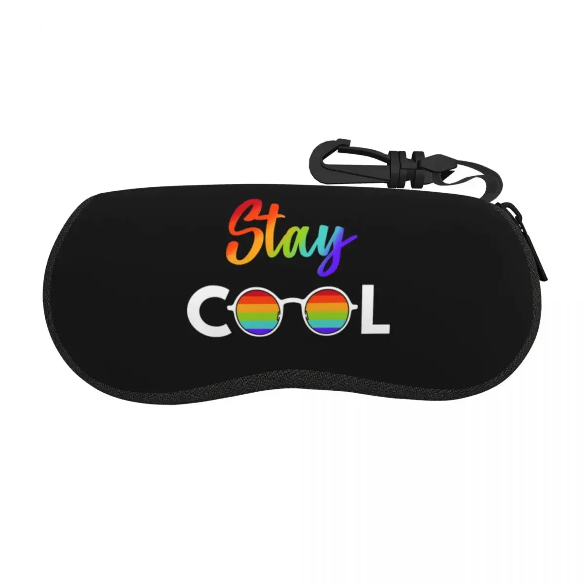 Custom LGBT Stay Cool GLBT Glasses Case Cool Gay Lesbian Pride Shell Eyeglasses Case Sunglasses Box