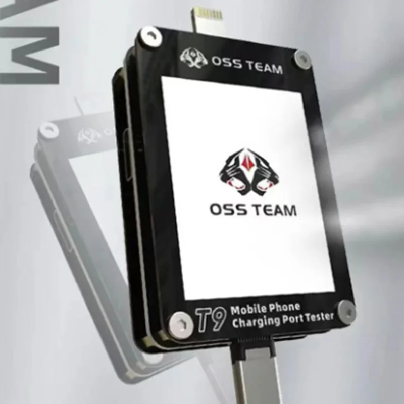 

OSS TEAM T9 Intelligent Tail Plug Tester Mobile Phone Detection Automatic Lock Fault Point Mobile Phone Charging Port Tester