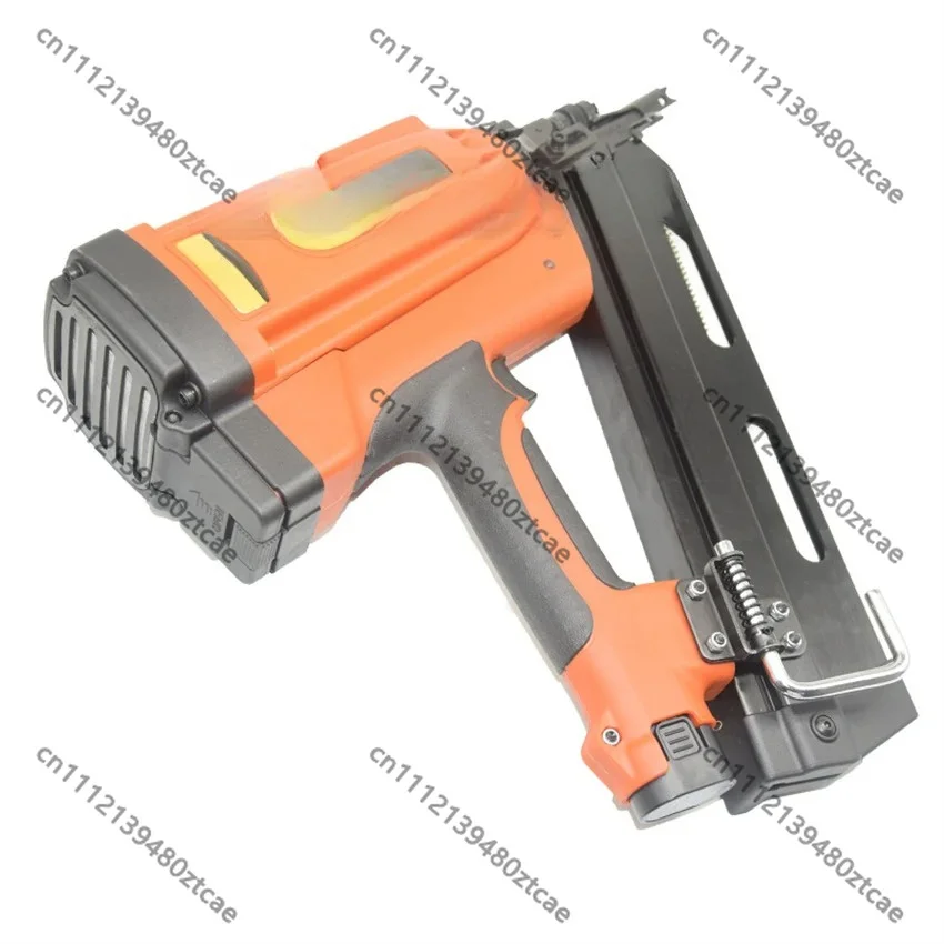 GSN3490B Rechargeable Lithium Battery Framing Nail Gun 220V Cordless Row Steel Nailer Woodworking Construction Tool