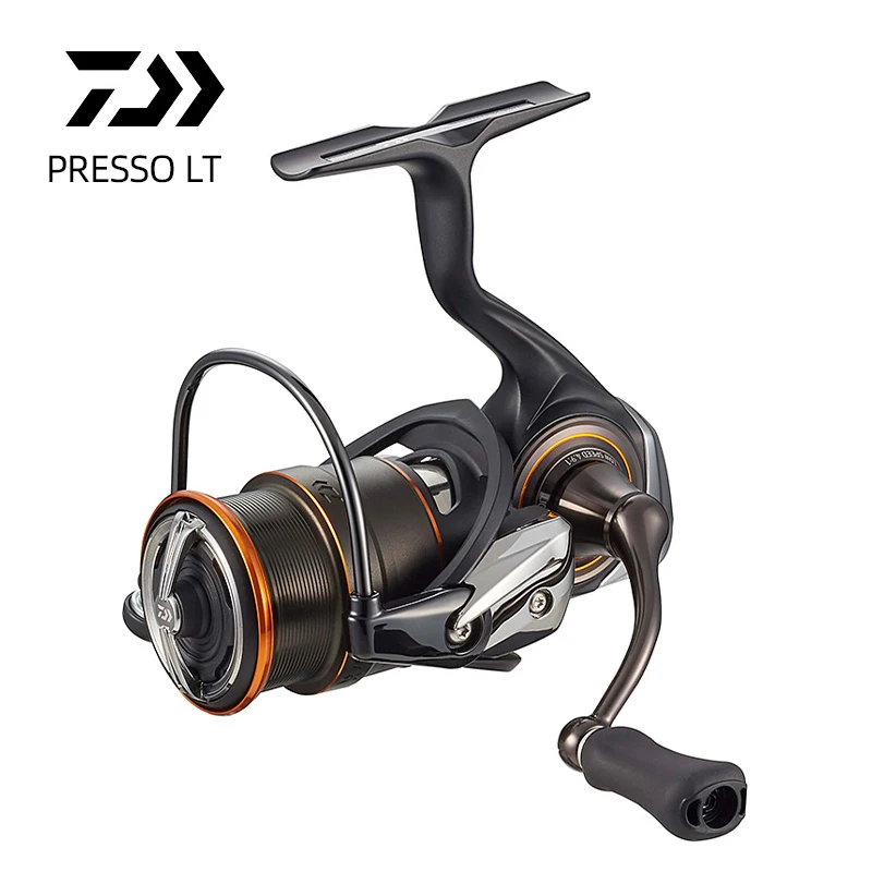 

21 DAIWA PRESSO LT Spinning Fishing Reel 1000S-P 2000SS-P Shallow Spool 12+1BB Drag 5kg Gear Ratio 4.9:1 Saltwater Fishing Wheel