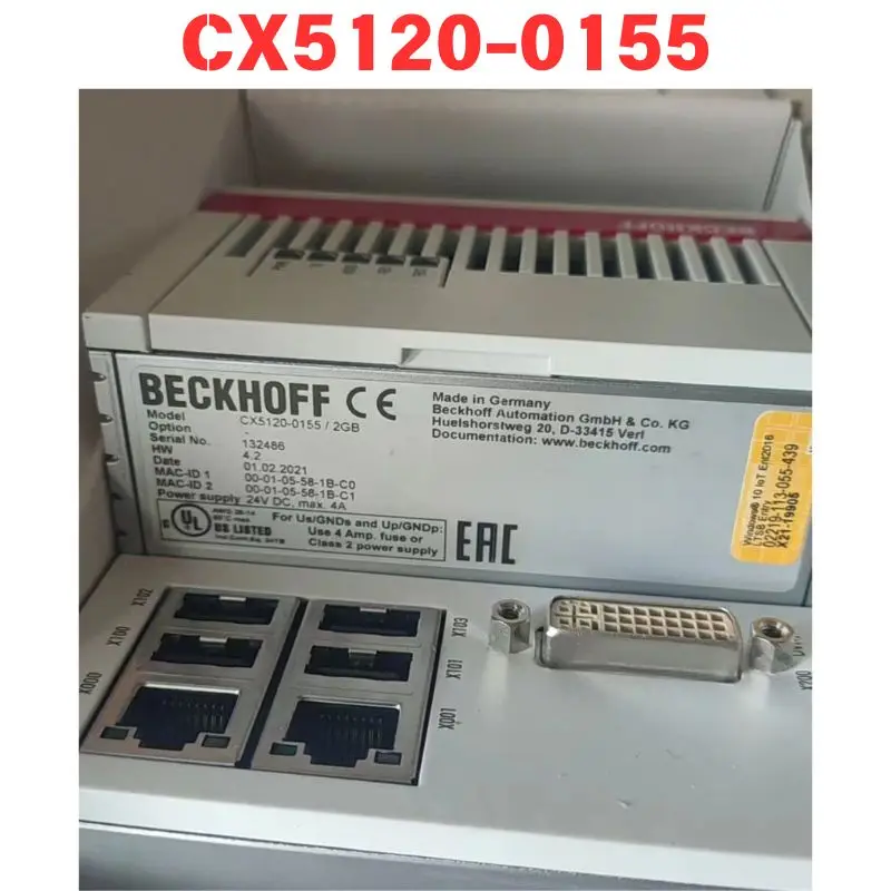 CX5120-0155 PLC controller Functional test OK