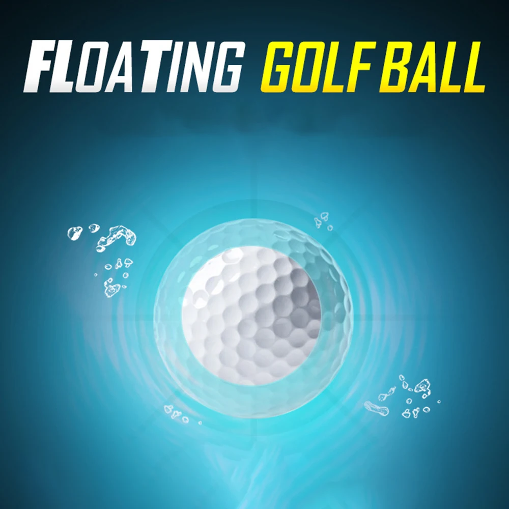 PGM Golf Floating Water Ball No Sink Synthetic Rubber  Durable Practice Water Float Golf Balls for Training Gift Q004