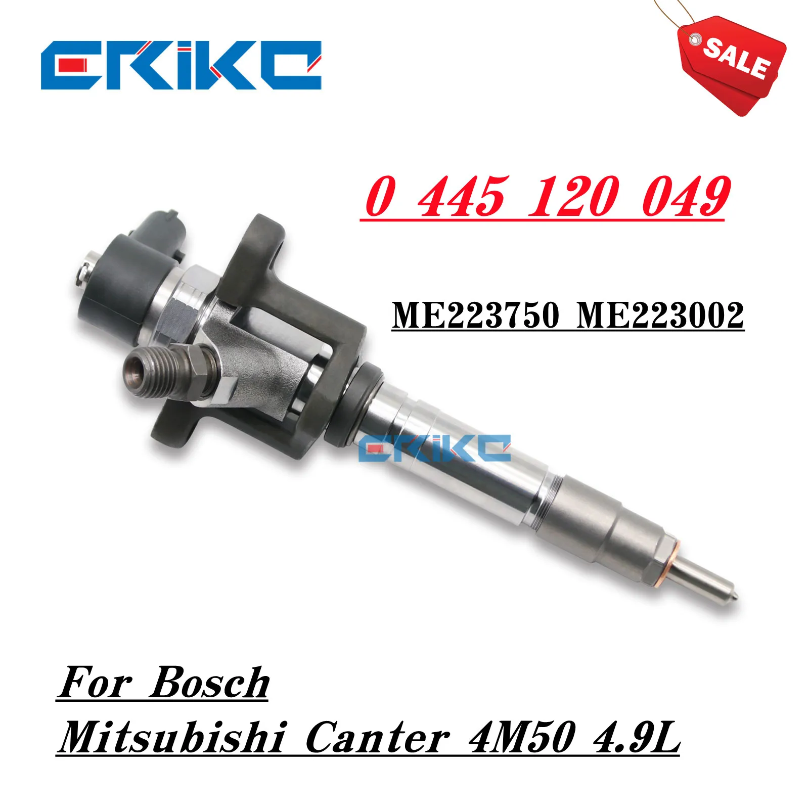 

0445 120 049 Diesel Fuel Injector ME223750 ME223002 Common Rail Injectors 0 445 120 049 For Bosch Mitsubishi Canter 4M50 4.9L