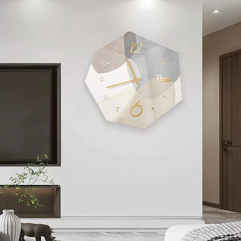 Creative Design Wall Watch Fashion Restaurant Modern Luxury Bedrooms Clock Wall Living Room Reloj De Pared Room Decorations