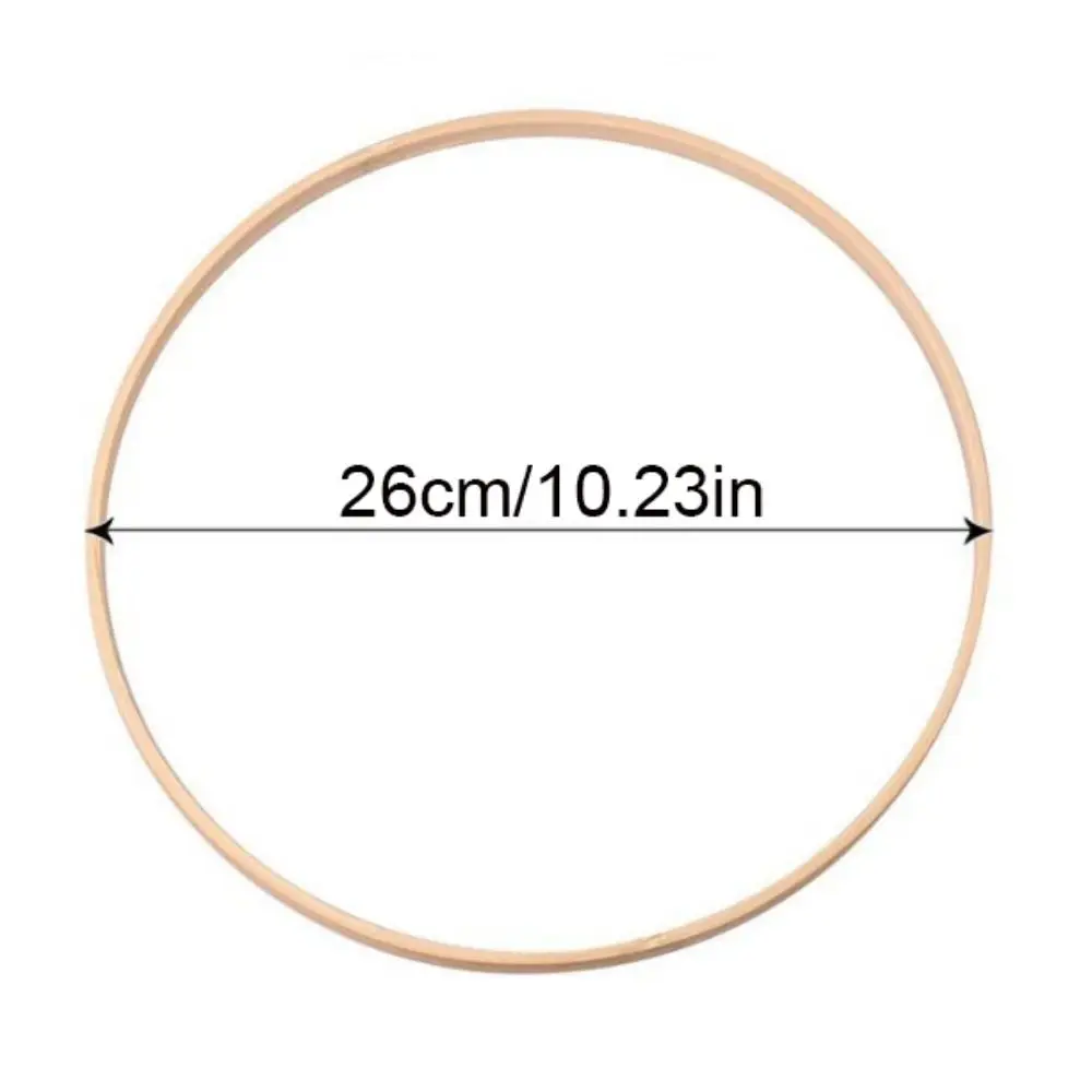 

Decorative Circle Round Bamboo Circle Hanging 10-30cm Flower Wreath Ring Bamboo Bamboo Hoop Frame Wedding