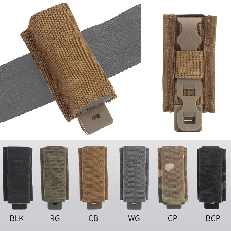 Tactical Molle Magazine Pouch for Glock 17 19 M9 1911 9mm Universal Mag Bag Single Airsoft Fast Mag Holster Hunting Accessories