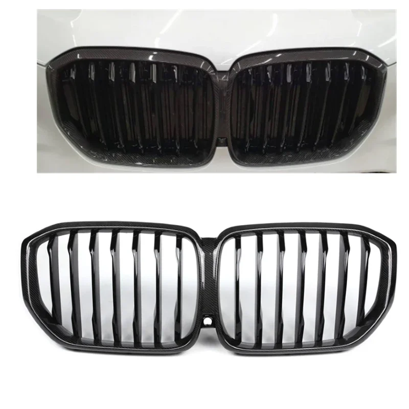 

Nice design Popular item G05 single slat carbon fiber car grilles for BMW X5 series G05 2019-IN X5 G05 front bumper grille