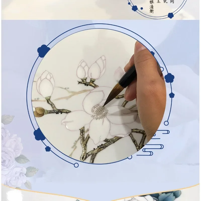 New Chinese ceramic craft ornament ceramic light luxury
