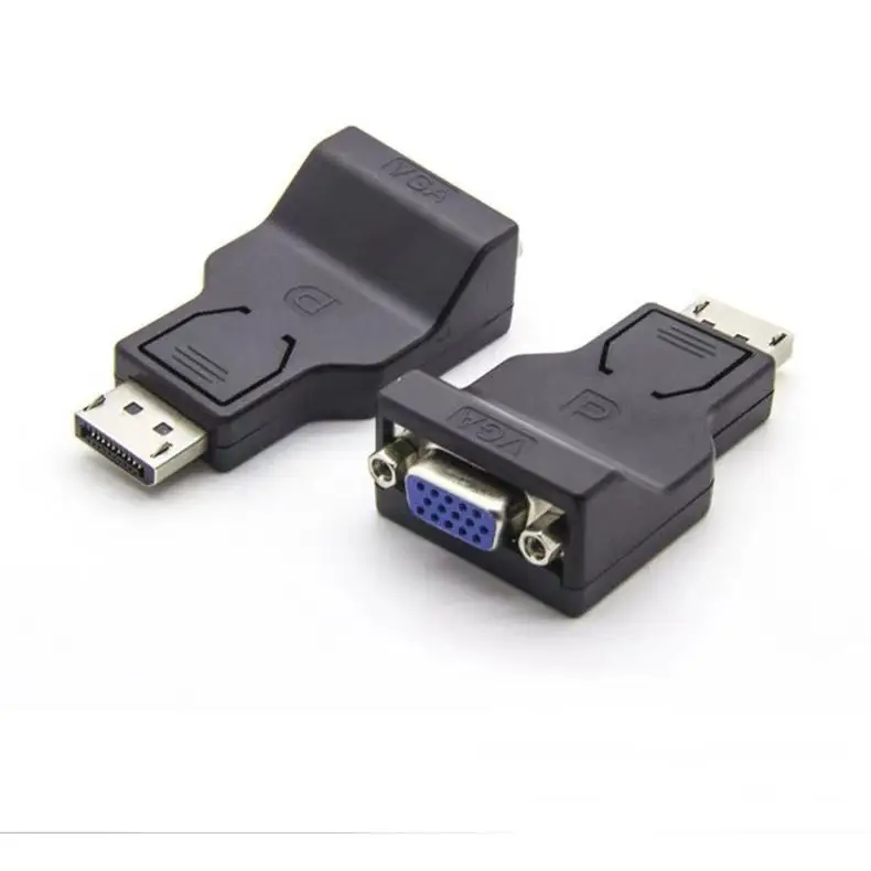 FGNS DisplayPort DP male to VGA female adapter for TV, Monitor, projector, PC, computer, laptop