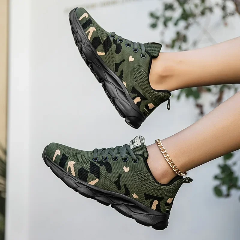 ELUVA Women Sneakers Breathable Mesh Walking Shoes Comfortable Lightweight Slip on Anti Slip Casual Fashion Sports Shoes Women