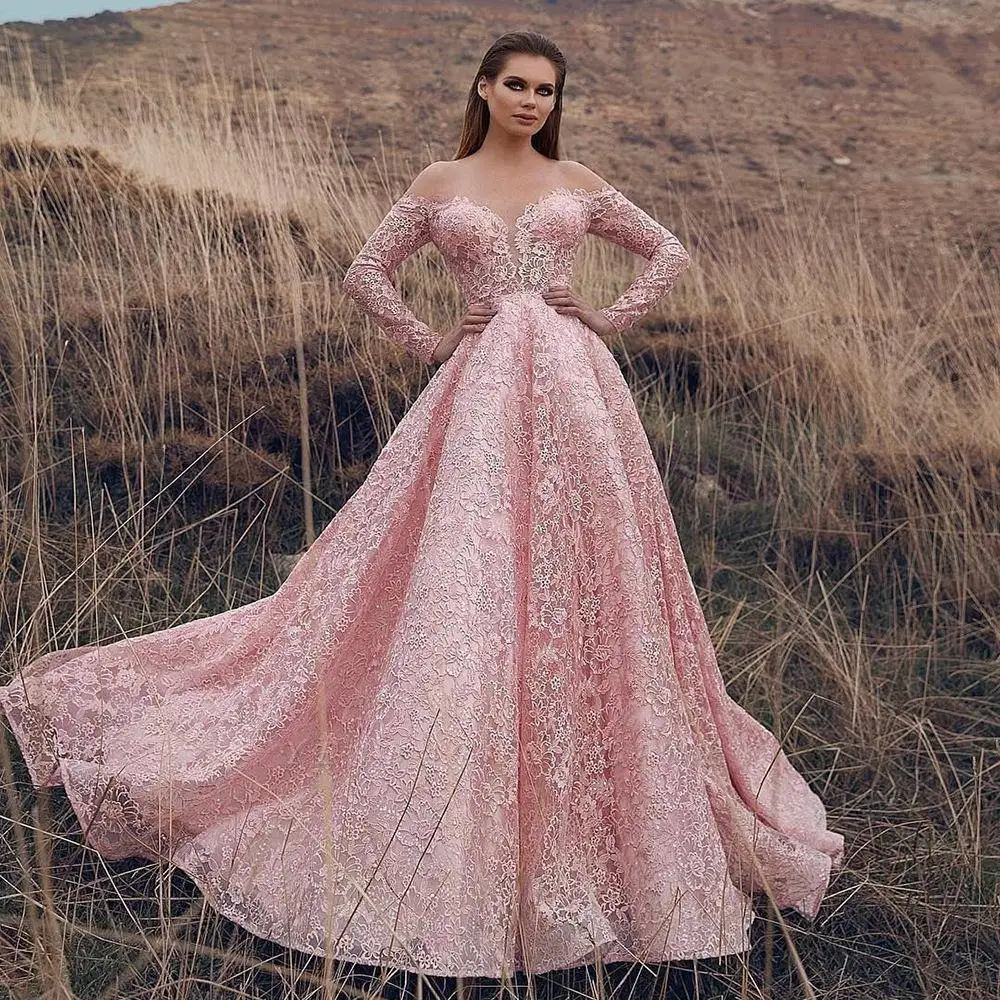 

Sexy Hollow out One Shoulder Embroidered Wedding Dress Long Skirt Large Swing Dress Women's Fashion Summer New Arrival
