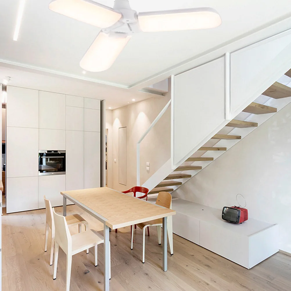 

Foldable Led Light Led Light Bulb 45W 3000K 3 Blades Adjustable 90 Degree E27 Base For Garage Home Lighting Lamp