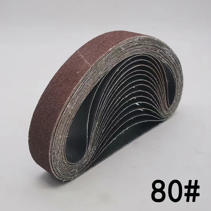 20 Stück Schleifbänder 533*30mm 40-1500 Körnung Aluminiumoxid Schleifband Dremel Zubehör zum Polieren und Schleifen – Detail 8