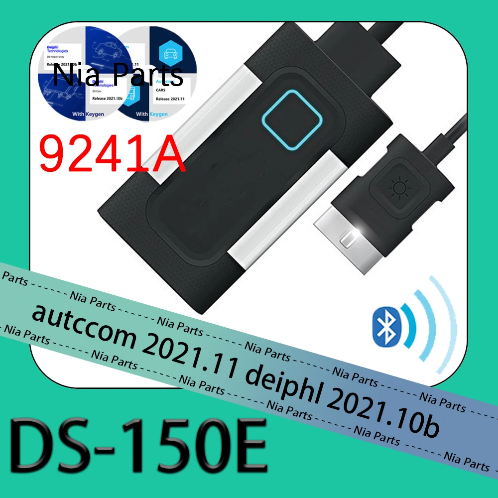 

9241A DS-150e Auto-com 2021 Del-phi Bluetooth obd2 scanner Ds-150 car truck diagnostic tools tuning auto repair with keygen vci