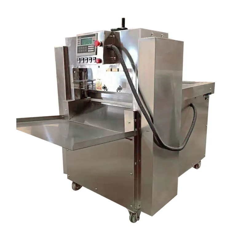 

Manufacturers Automatic Pork Frozen Mutton Rolling Machine Beef Lamb Cutting Machine Fast Meat Slicer