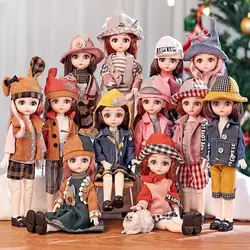 12 Constellation Dolls Series 1/6 BJD Doll Ball Jointed Full Set With Fashion Clothes Soft Wig Body For Girl Toys Gift With Box