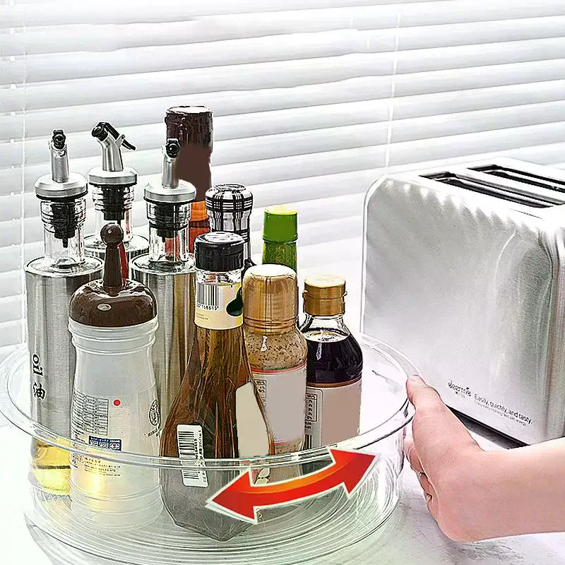 360° Rotating Tray Lazy Susan  - огляд і ціна Food Storage Rack For Kitchen