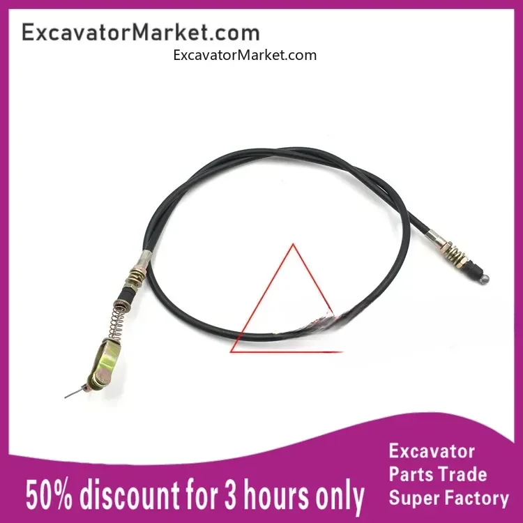 

Adapted to Komatsu PC100, 120, 200, 240, 360, 6-7-8 driver's door reverse buckle lock cable excavator accessories